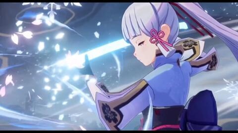 原神最新爆料绫华图片,翩翩仙子，风华绝代，原神新角色魅力绽放  第1张